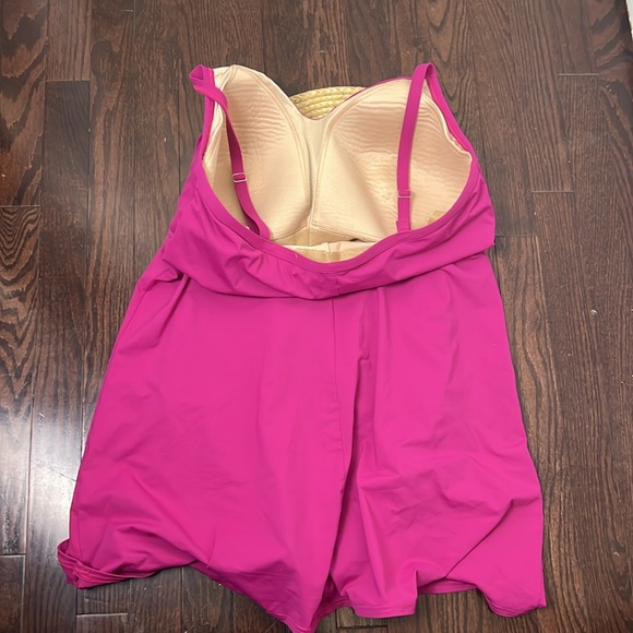 Lands End Plus Size Women One-piece Swim Dress Size 18DDD - Picture 5 of 13